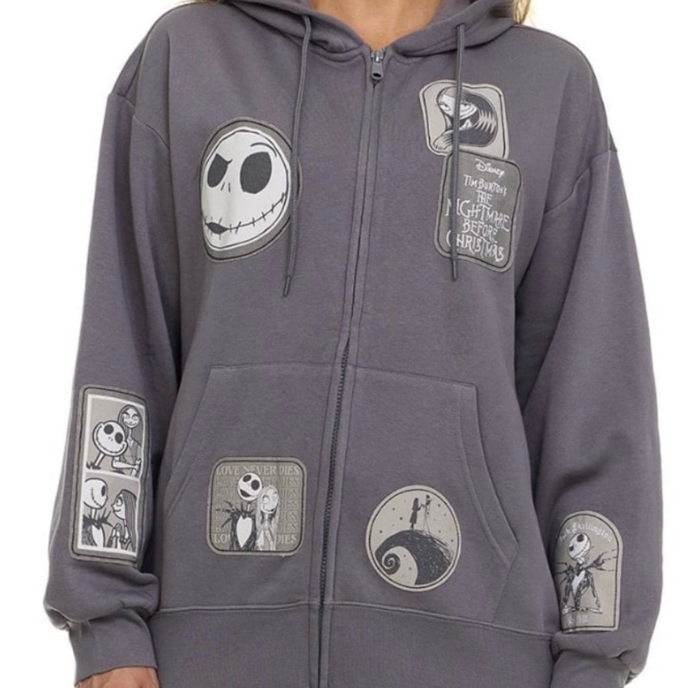 Disney Gray adult  Jacket - The Nightmare Before Christmas